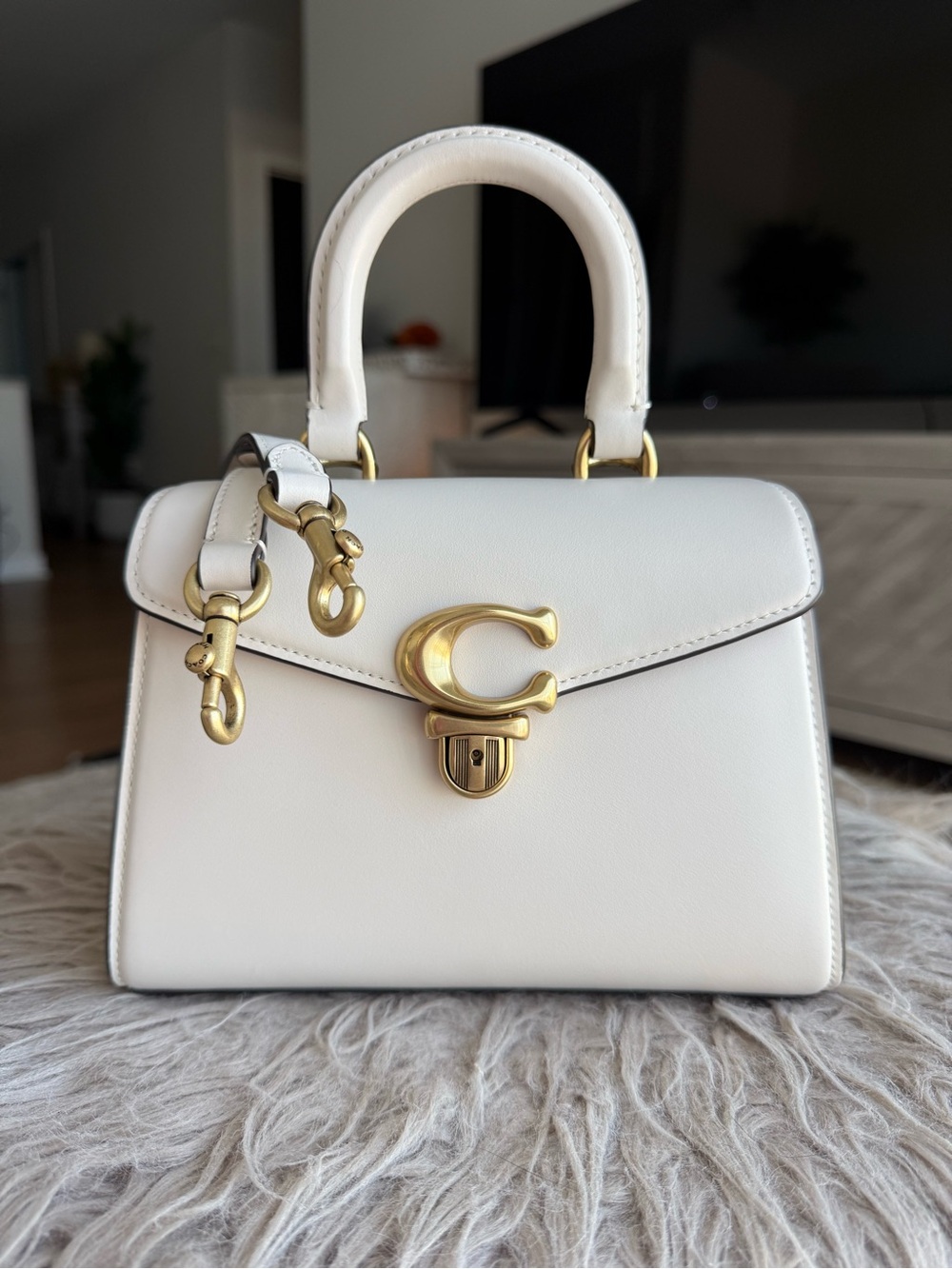Coach Sammy Top Handle 21 Chalk
